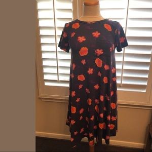 Lularoe Carly Floral XXS (No Tail)